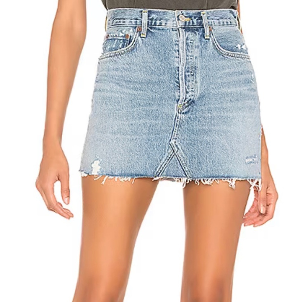 Agolde Quinn Jean Skirt, size 25